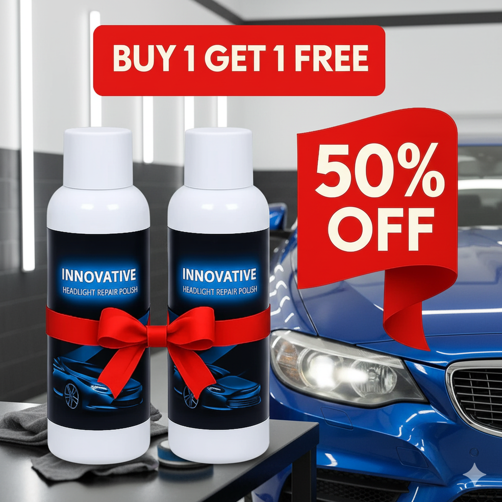 Car Headlight Repair Fluid, Scratch Remover Pack of 2