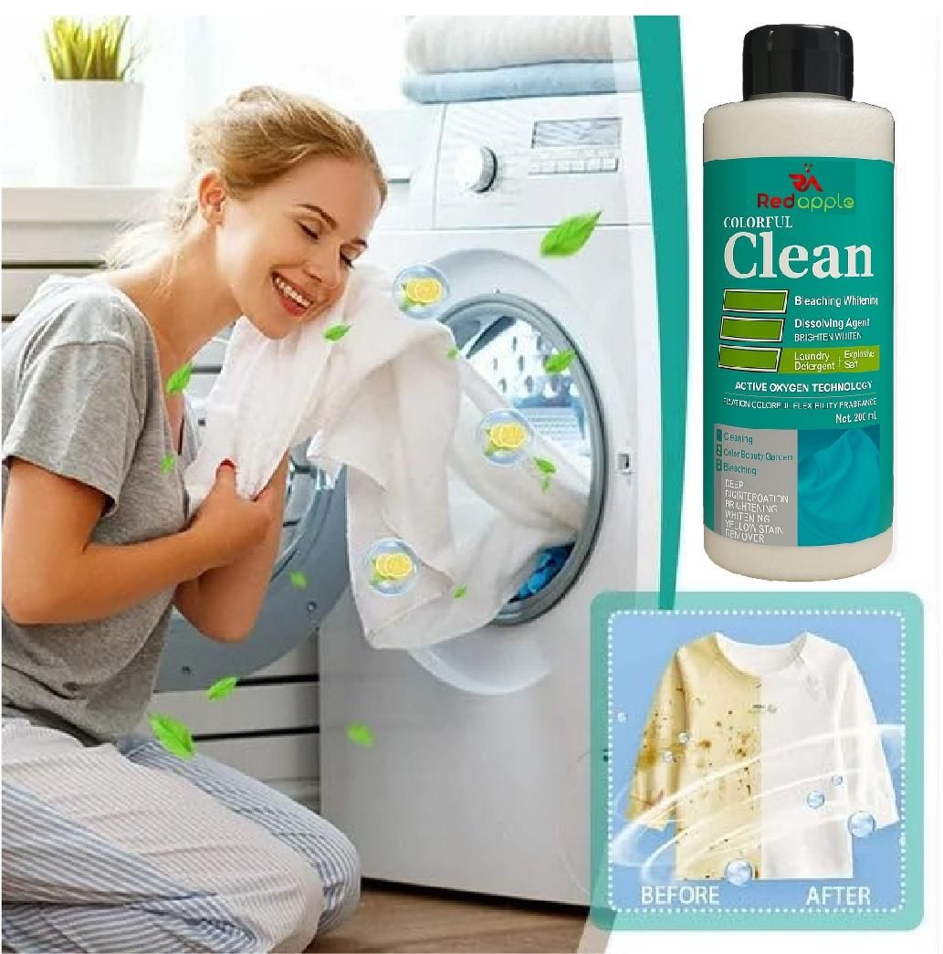 8 in 1 Colour Bleach Laundry Detergent Stain Remover ( BUY 1 GET 1 FREE )