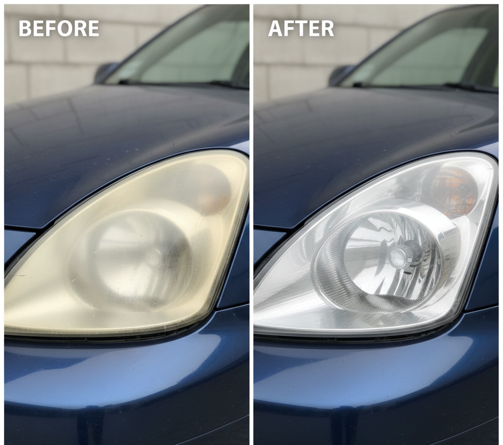 Car Headlight Repair Fluid, Scratch Remover Pack of 2